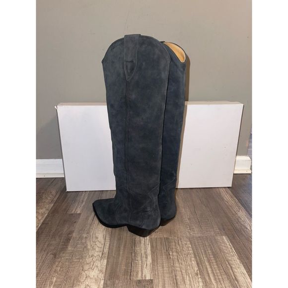 Isabel Marant Denvee Suede Tall Western boot - Picture 6 of 8